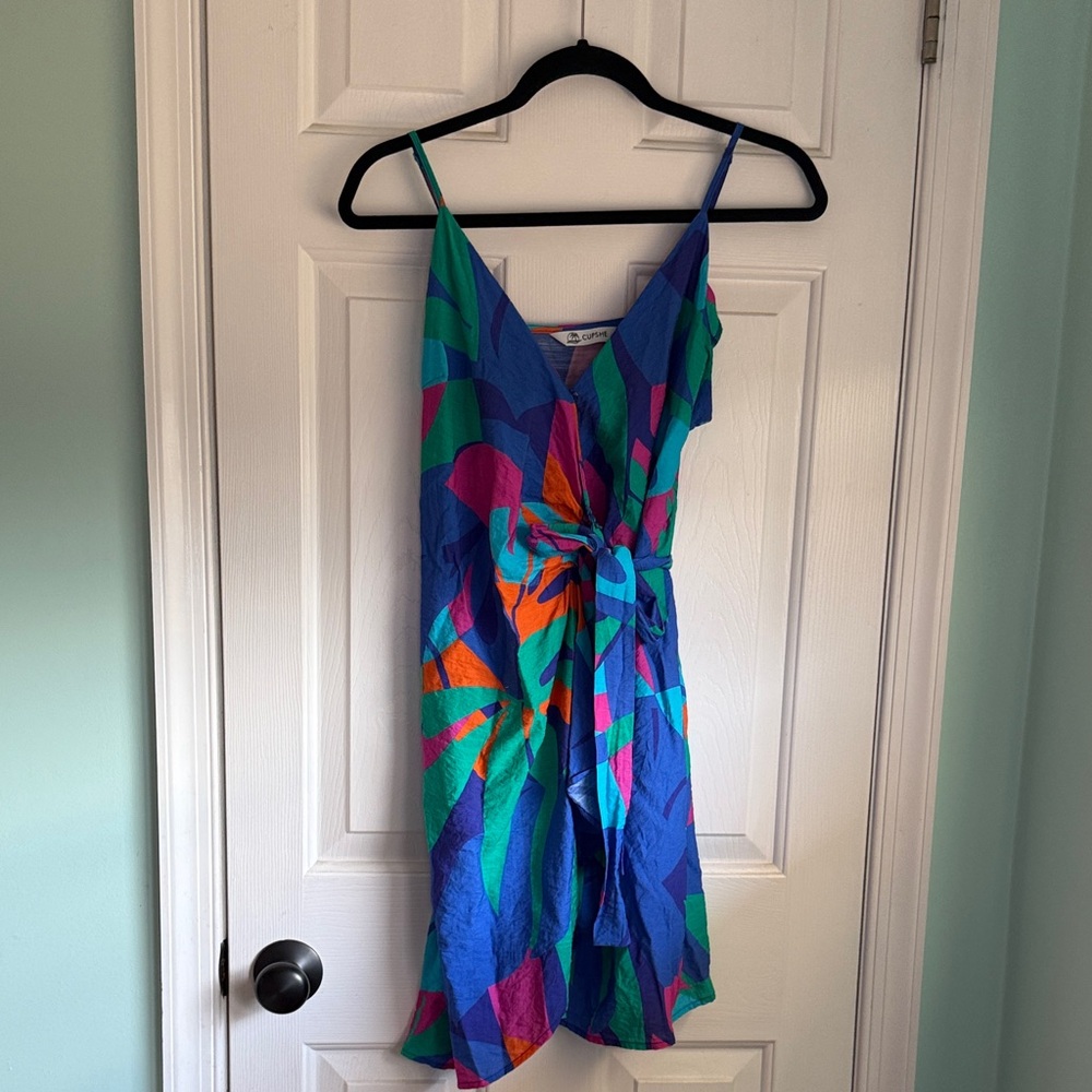 Cupshe Colorful Abstract Print Women's Dress